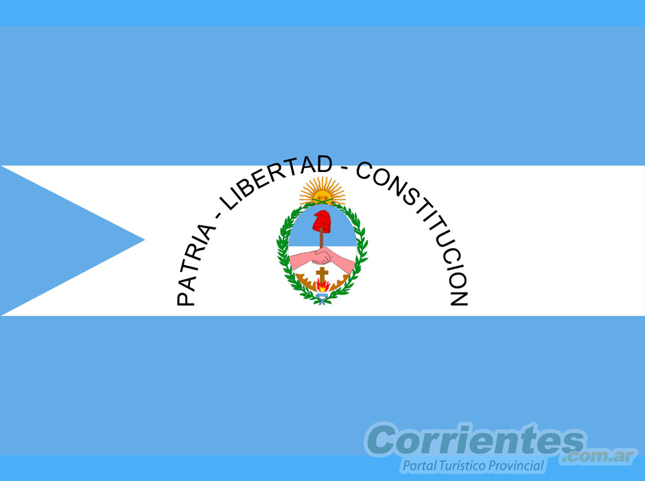 Bandera de Corrientes - Imagen: Corrientes.com.ar