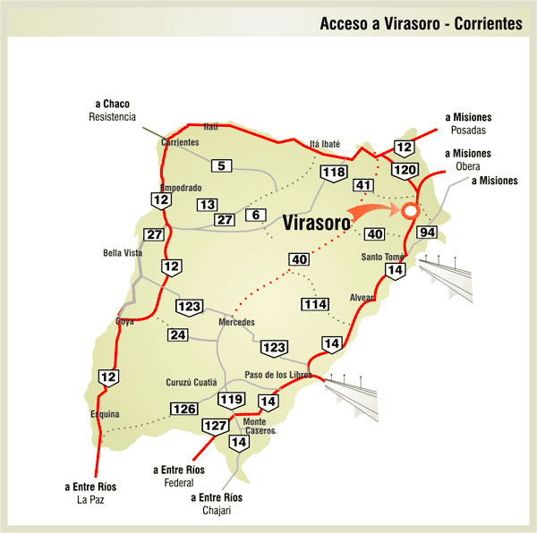 Cómo Llegar A Virasoro Corrientes Rutas Y Accesos