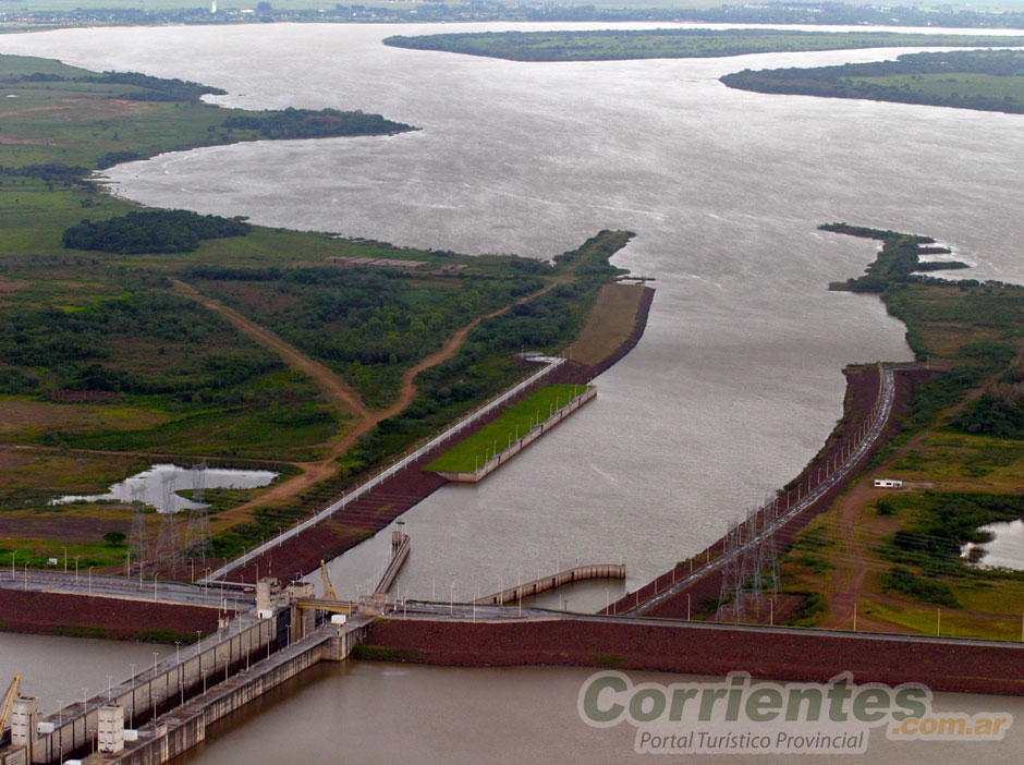 Represa Yacyret en Corrientes - Imagen: Corrientes.com.ar